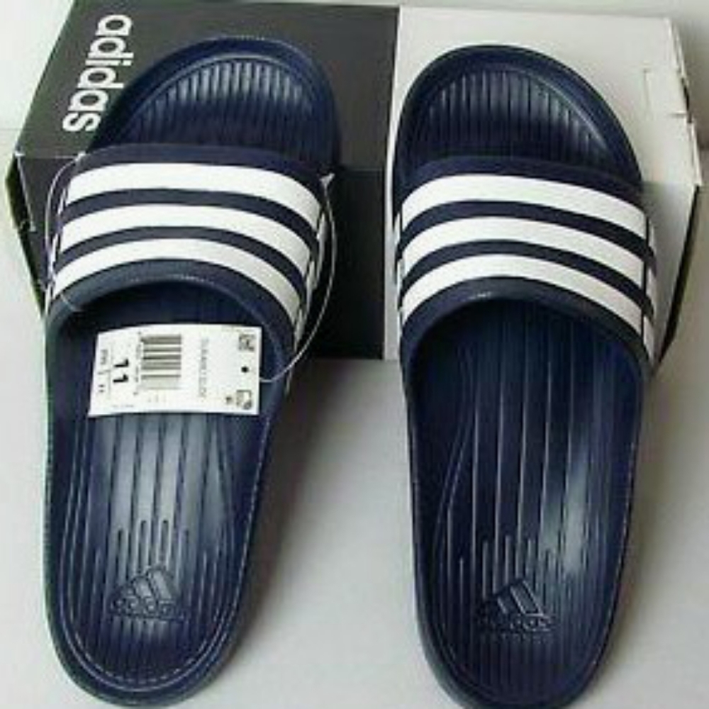 Mens Adidas Duramo Slides Slippers Sandals Size 11